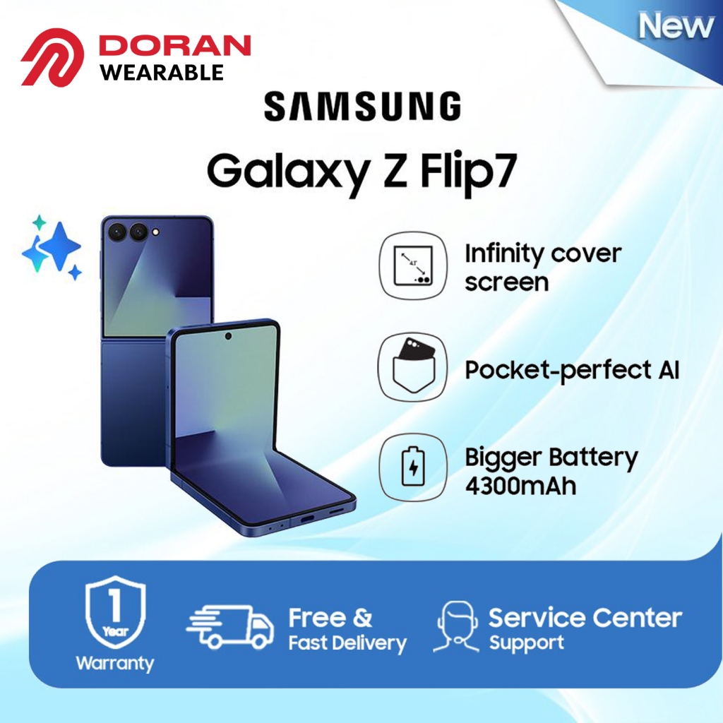 Samsung Galaxy Z Flip7 12/512GB | Smartphone AI | Hp Lipat | Kamera 50MP | 4300 mAh