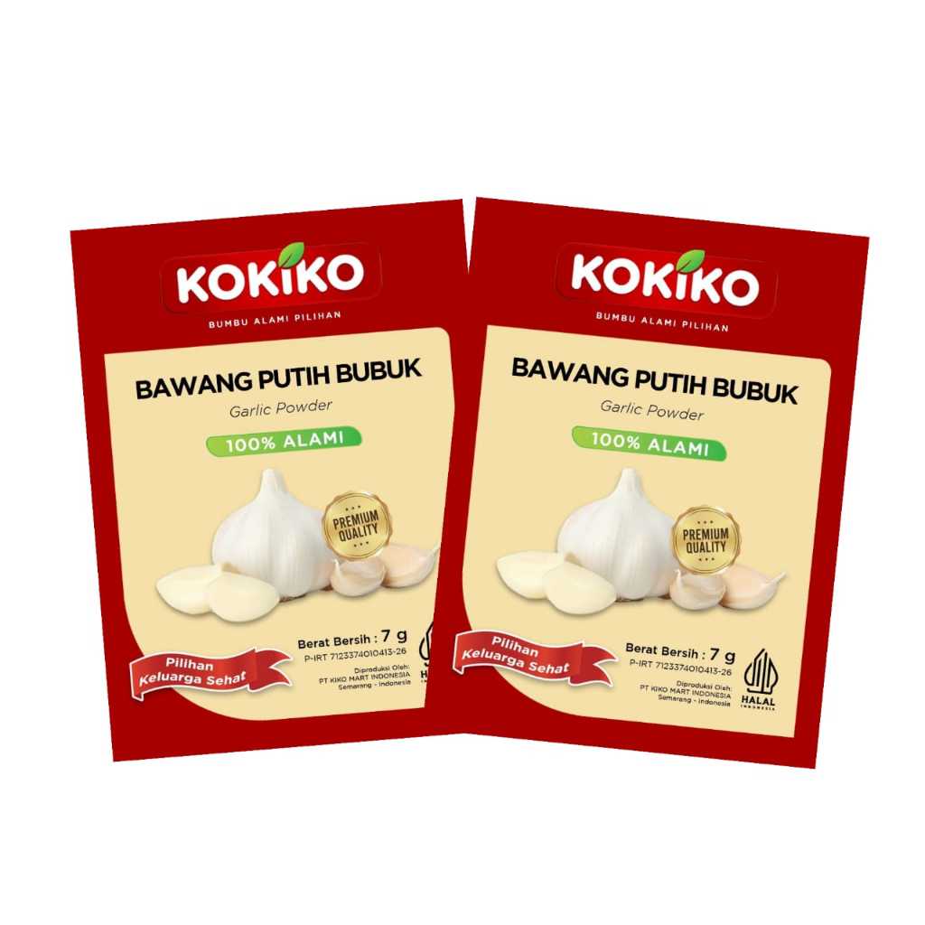 

KOKIKO Bawang Putih Bubuk Garlic Powder 7 Gram Kemasan Sachet