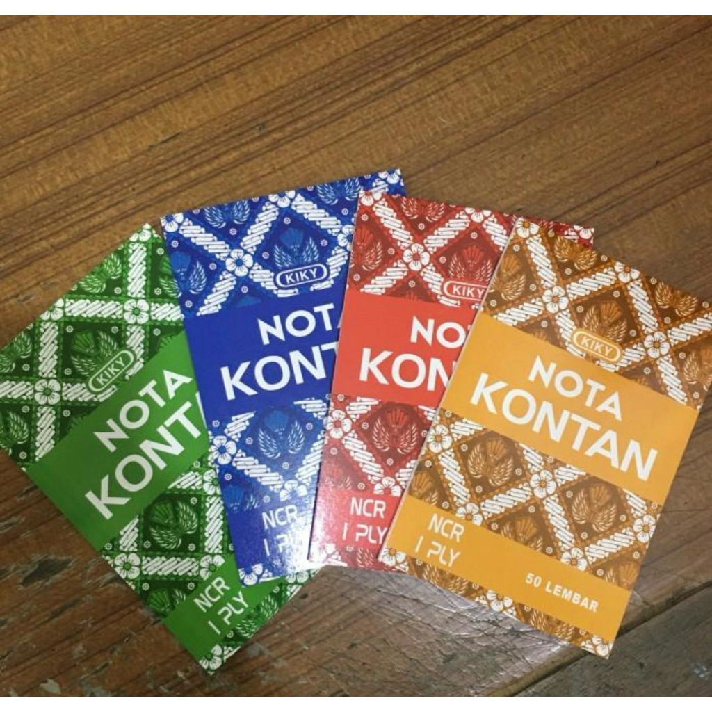 

Nota Kontan Kiky 1 Ply (isi 10 pcs)