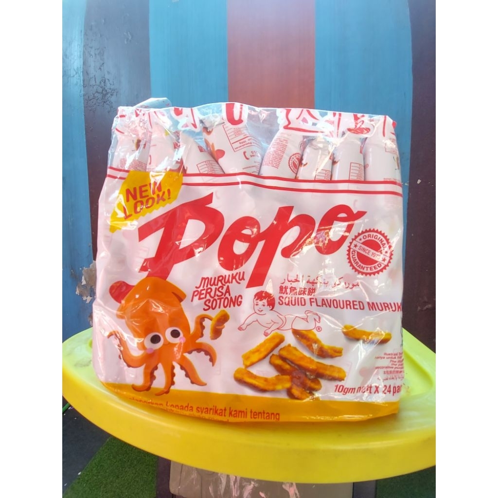 

Popo Muruku Sotong (24x10gr) Popo Muruku Perisa Sotong Squid