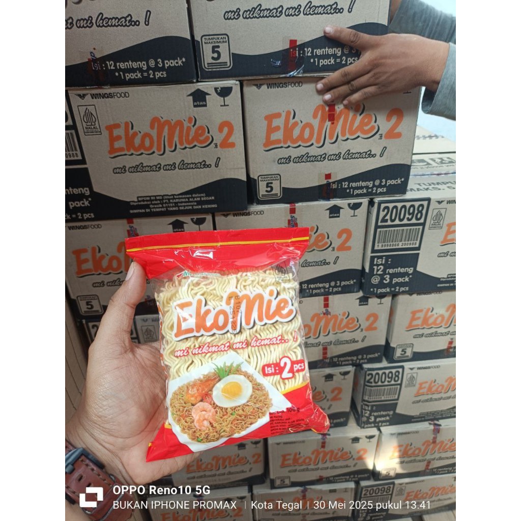 

EKOMIE Mie kering isi 2pcs / PAKET PANCI EKOMIE