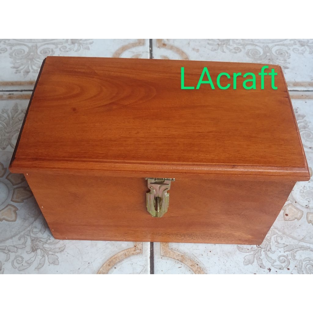kotak kayu kotak penyimpanan uang kotak perhiasan kotak serbaguna kayu asli