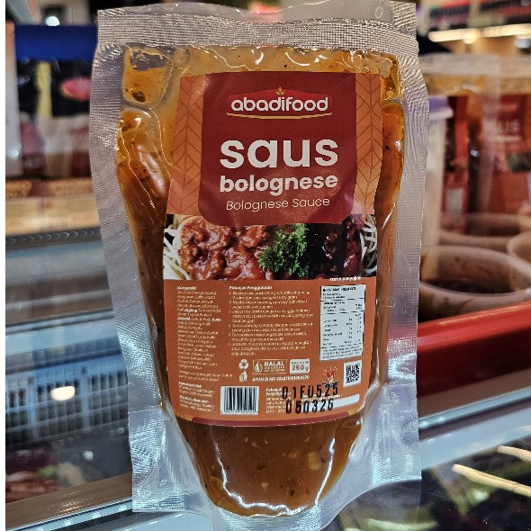 

ABADI FOOD SAUS BOLOGNESE 250GR