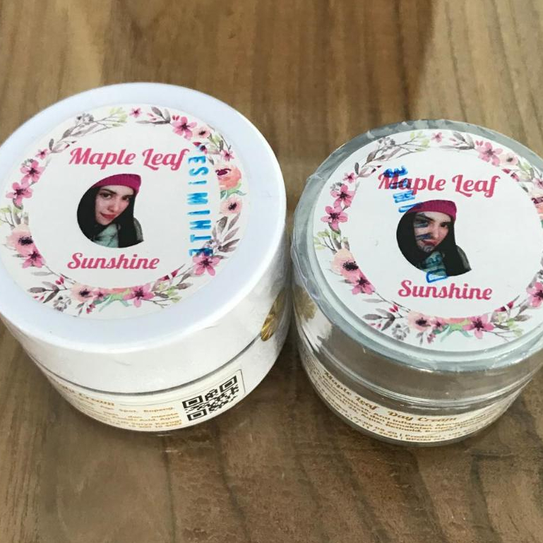 Maple Leaf Skin Care - Ecer Day Cream & Night Cream Menghilangkan flek Hitam & Jerawatan