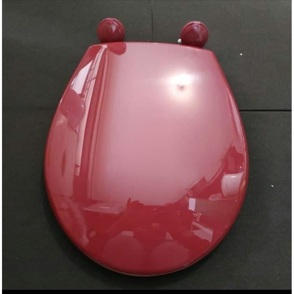 Tutup Closet American Standard Warna Maroon / Seat Cover Closet American Standard Maroon