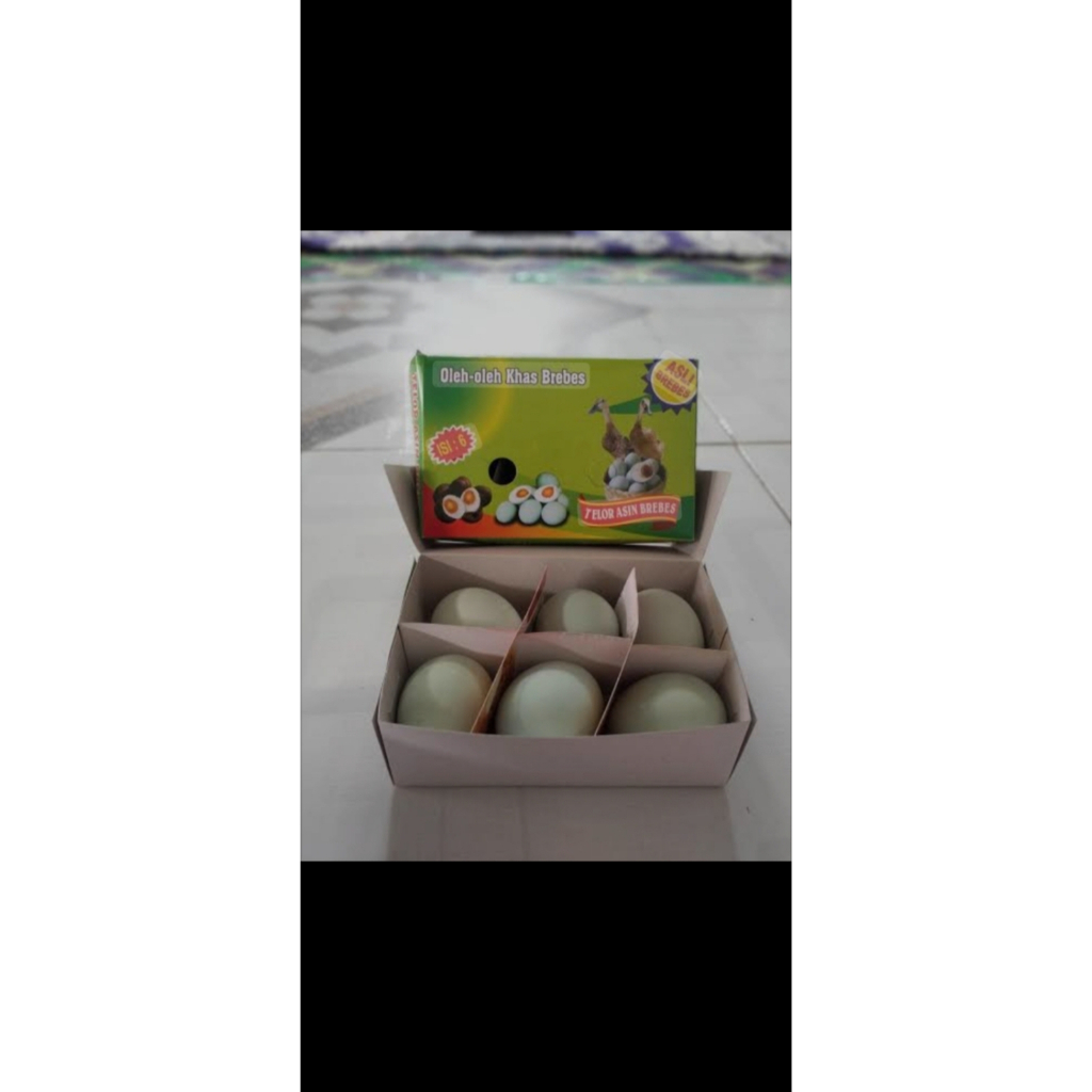 

Telor Asin Tigan Jaya kukus ukuran super isi 6