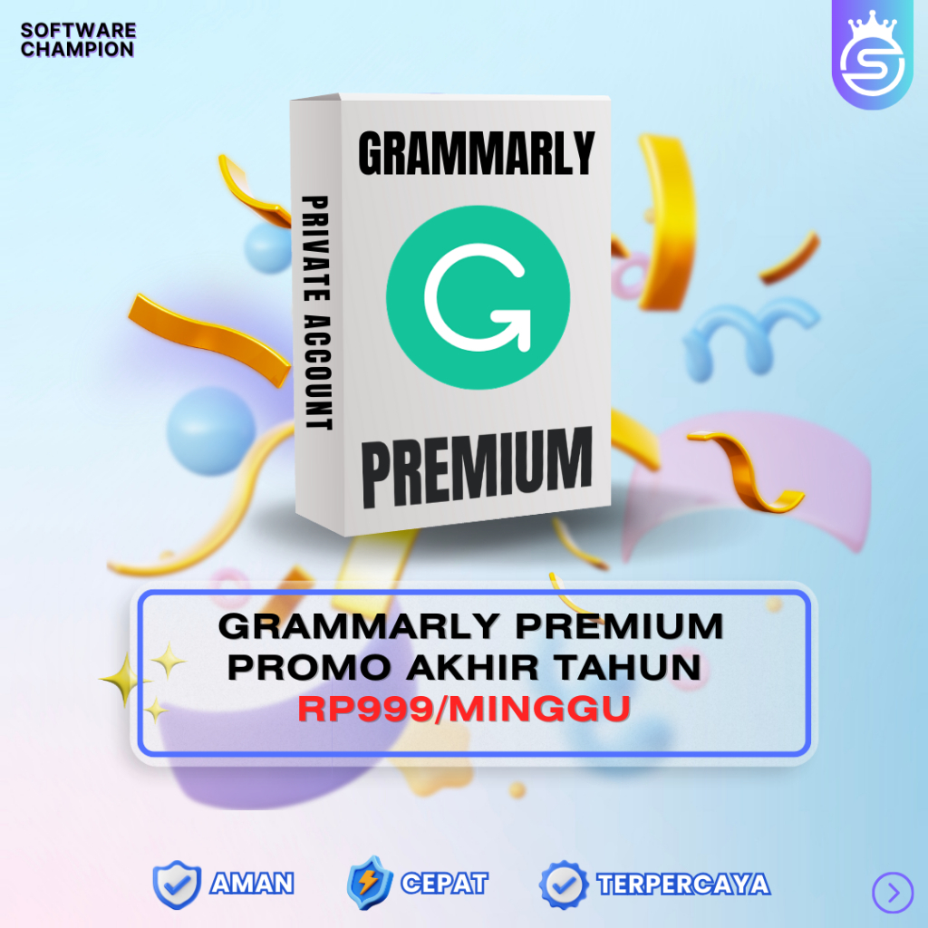 Grammarly Premium 1 Tahun