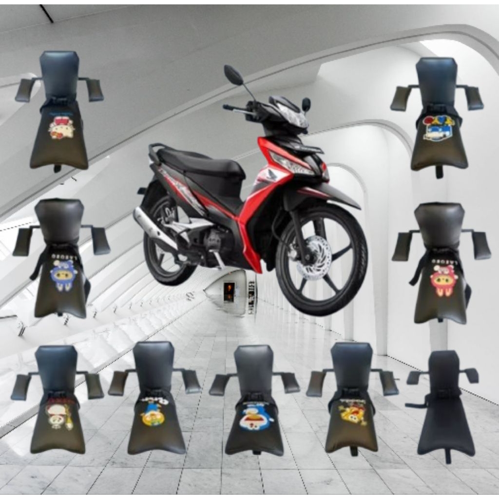 JOK MOTOR SUPRA FIT BONCENGAN+SANDARAN ANAK