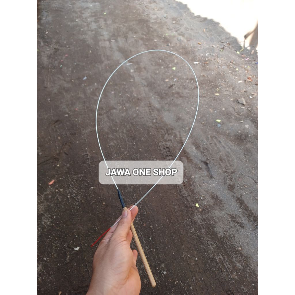 Joran wader fiber optik super lentur ujung tali