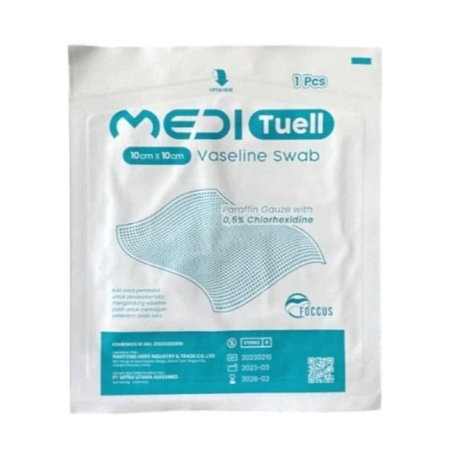 Medituell. Vaseline Swab. Supratul lomatul loematuell. Kasa obat untuk abses dan luka diabetes bekas