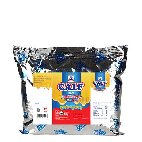 

Calf Cheddar Cream Serbaguna / Cream Cheese Calf 1 Kg