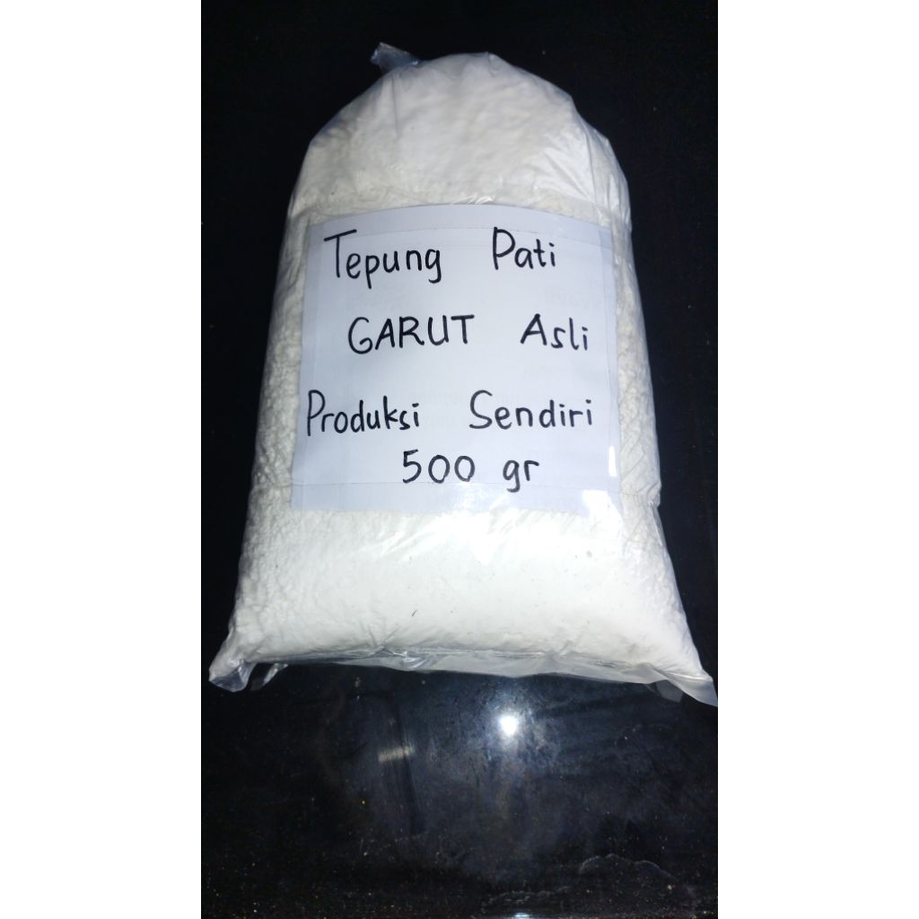 

tepung pati garut asli produksi sendiri