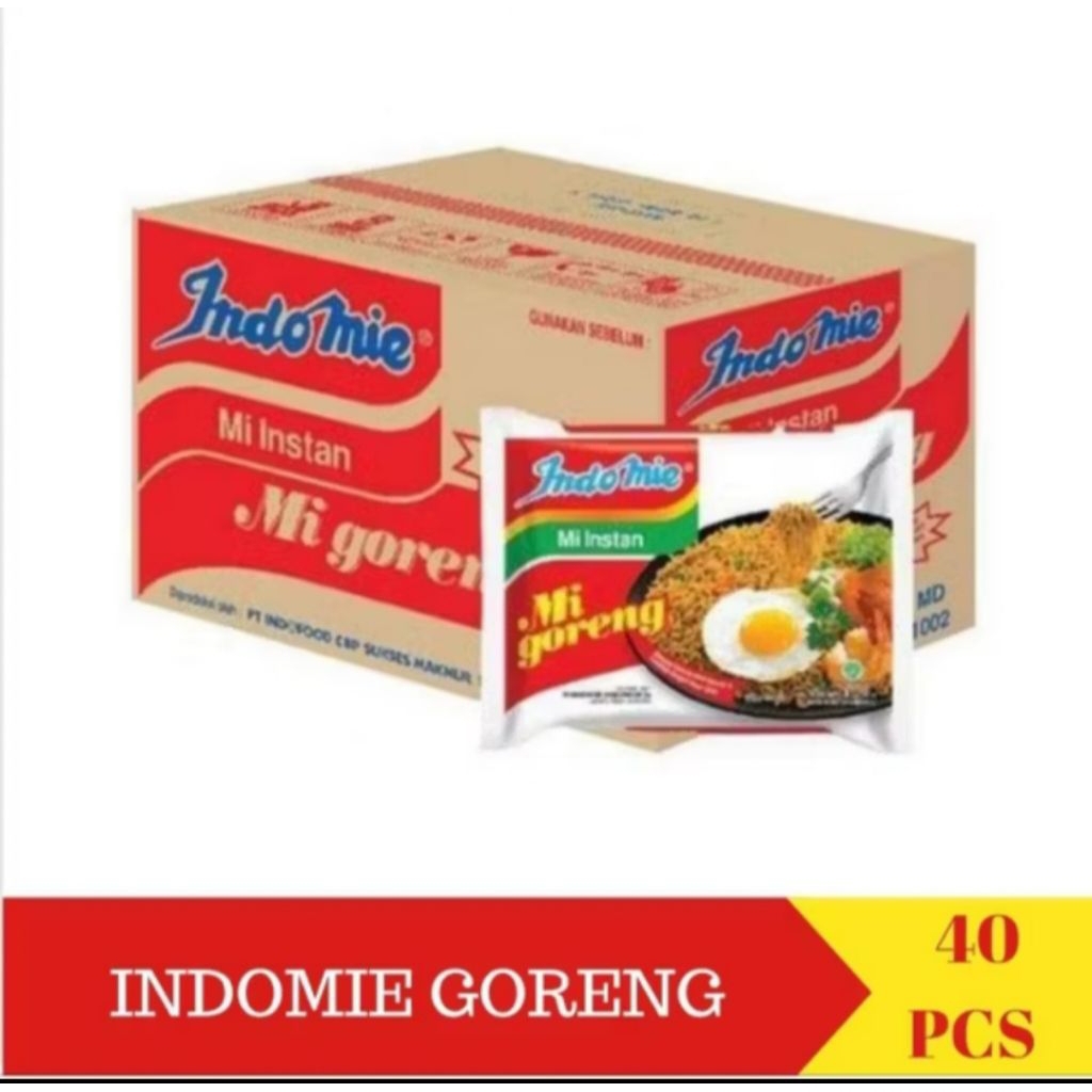 

Indomi Mi Instan, Mi Goreng 1 Dus ( 40 Pcs )