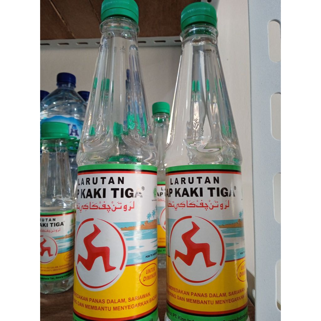 

larutan botol 500ml cap kaki tiga