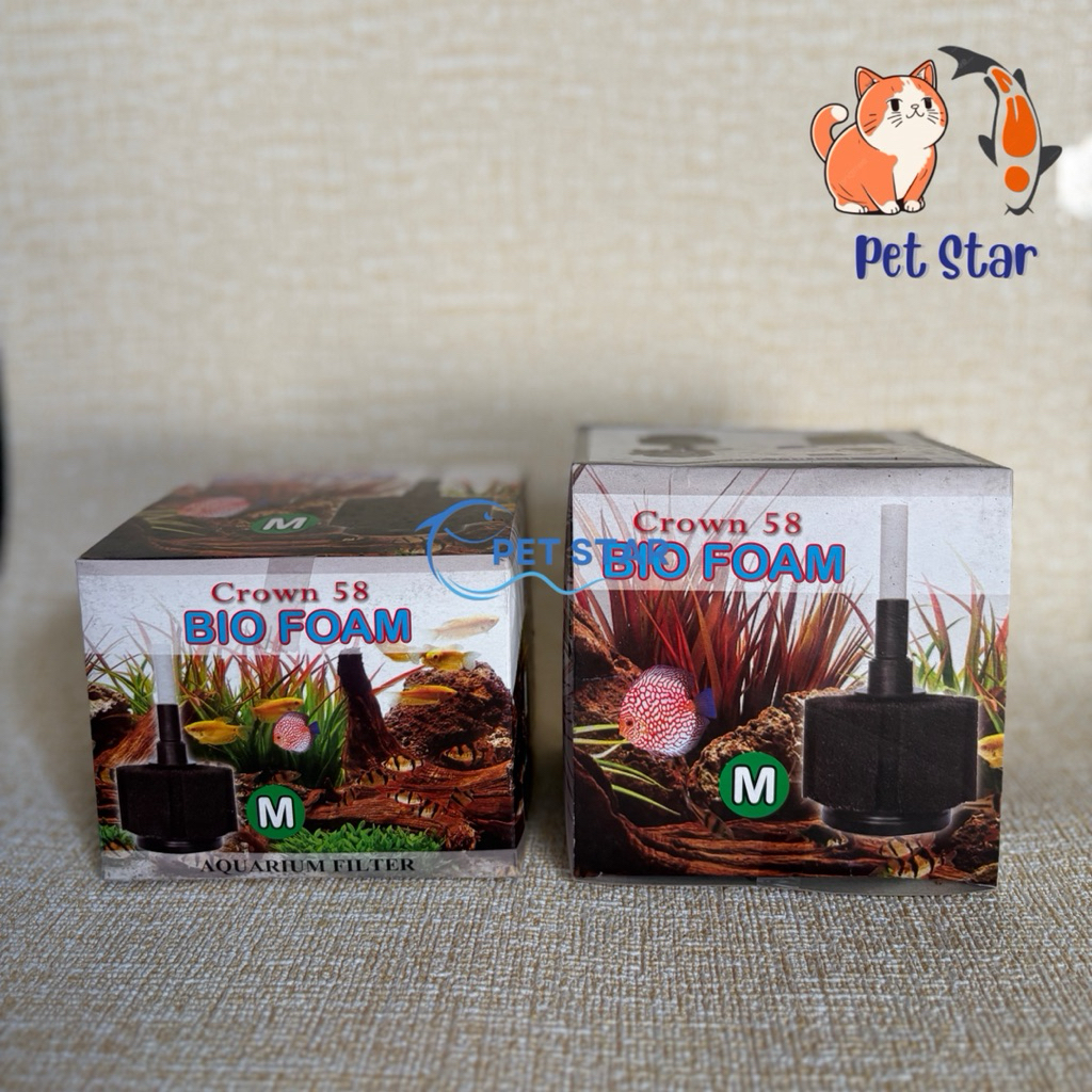 Biofoam Filter Size M / Bio Sponge Filter Aquarium - Bio Foam M