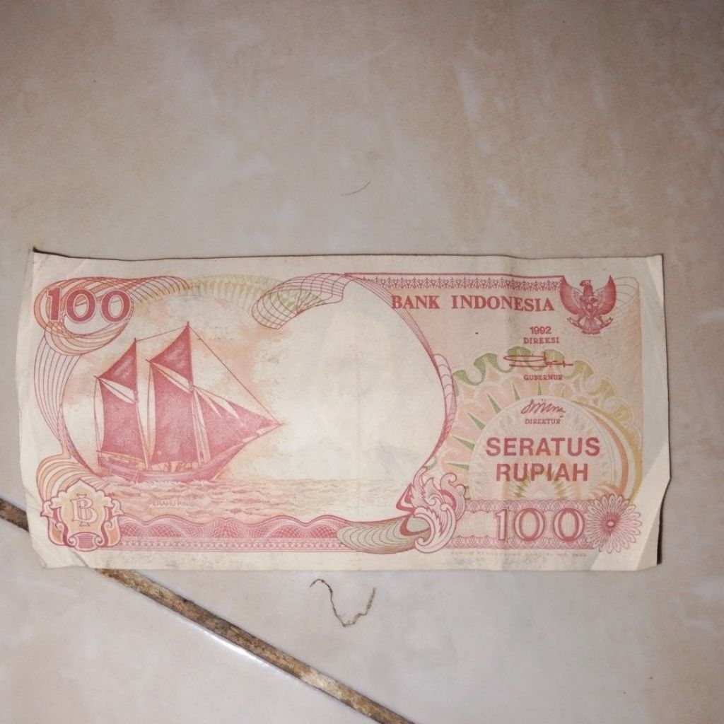 Uang Kuno 100 Rupiah Tahun 1992