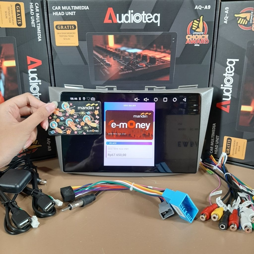 HEAD UNIT ANDROID ERTIGA ANDROID 9 INCH ERTIGA 2012 - 2017 ANDROID AUDIOTEQ NFC RAM 2/64 GB