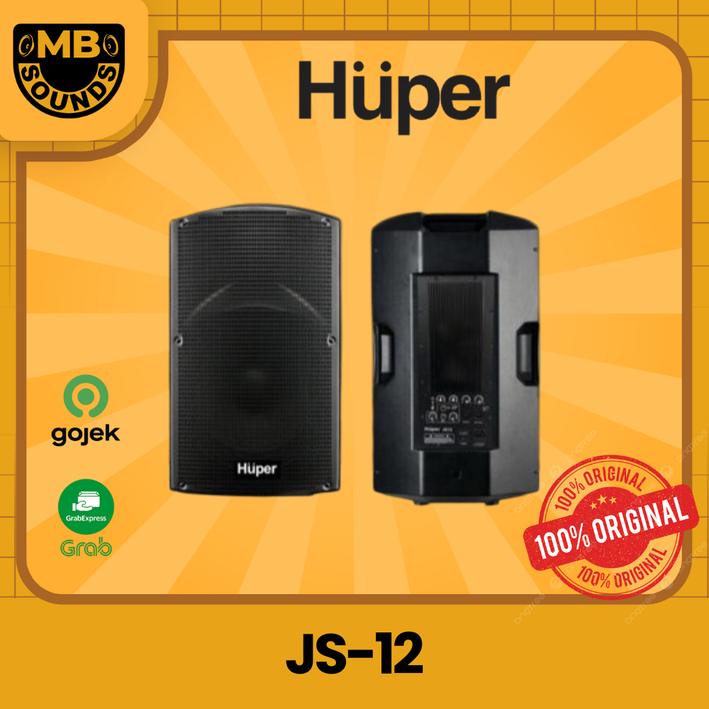 HUPER JS12 / JS 12 / JS-12 Active Speaker 15" ORIGINAL (Hrg=1pc min.order 2)