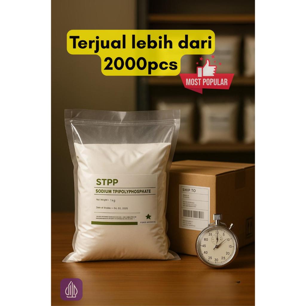 

STTP Pengenyal Bakso / Sosis / Nugget | Pengenyal Mie | Fosfat / Phosphate | STPP Food Grade | Tepung Pengenyal