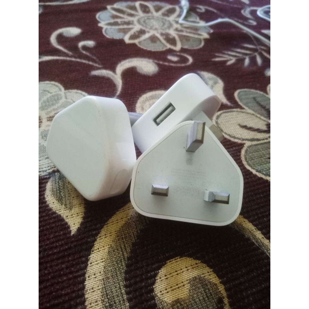 adapter charger USB iphone original apple cabutan jaminan original 100%