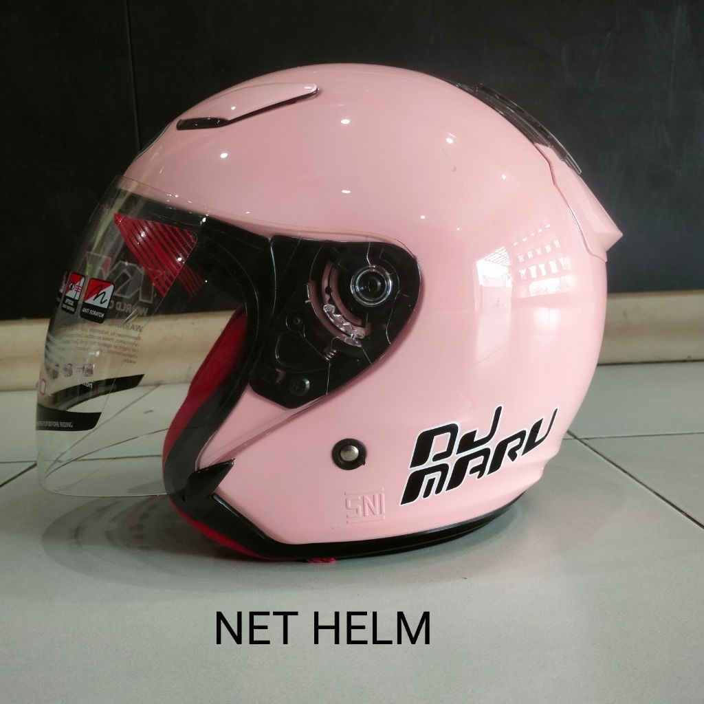 HELM KYT DJ MARU LIGHT PEACH ORIGINAL KYT DJ MARU
