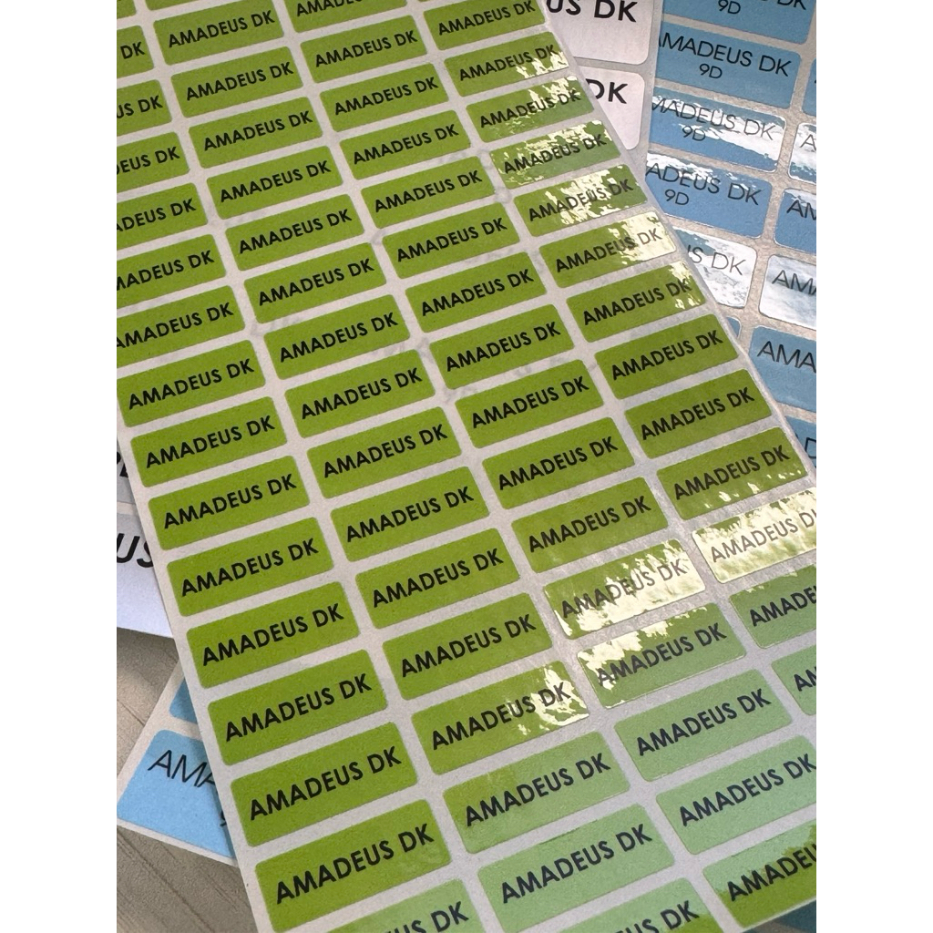 

HIJAU GREEN Sticker Waterproof Antiair Anti air Stiker Label Nama Name Kotak Makan Botol Buku Pensil