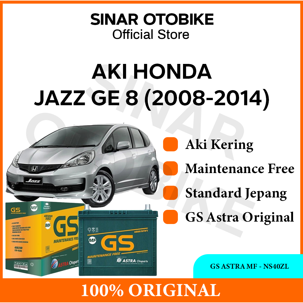 AKI HONDA JAZZ GE 8 GS ASTRA MF KERING - NS40ZL
