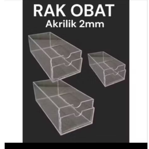 Rak Obat Akrilik / Rak Obat Akrilik 2mm