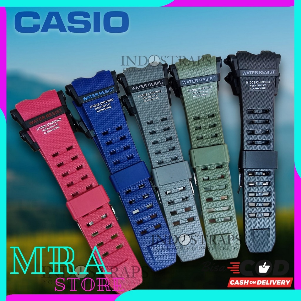 Strap Tali Jam Casio G-Shock Mudmaster GG-B 100 Doubel Time GG B100 Premium