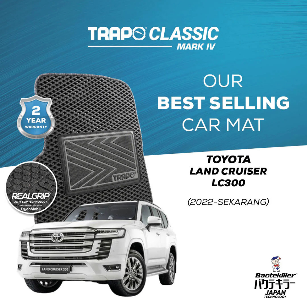 Karpet Mobil Trapo Toyota Land Cruiser LC300 (2022-Sekarang) Karpet Land Cruiser LC300