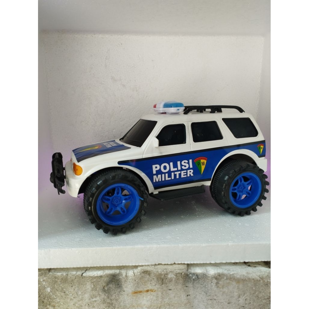 Mainan Mobil Jeep Polisi Militer