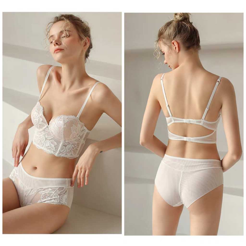 Grosirlucky Sexy Bustier Cup Bra Pushup Wanita Dewasa / Setelan Korset / Dalaman Bra Sexy / Seseraha