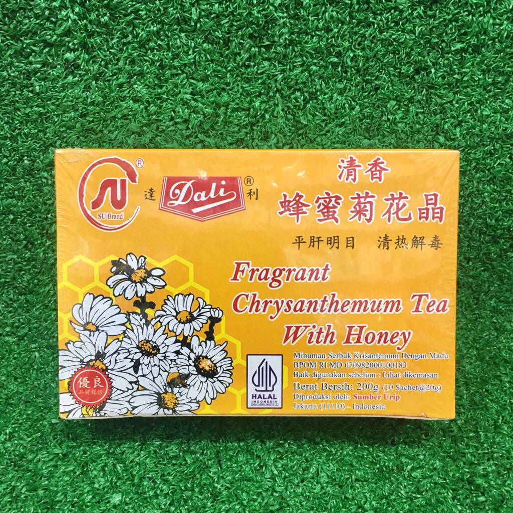 

SU Brand Dali Instant Tea Fragnant Chrysanthemum Tea With Honey Teh Instan Minuman Serbuk Krisantemum Dengan Madu 10 Sachet 200gr Lokal HALAL