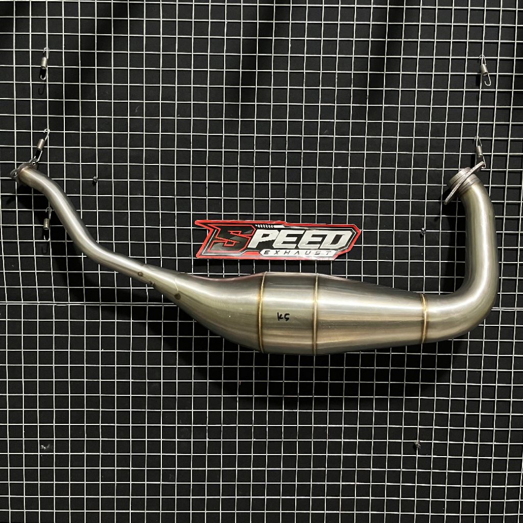 Chamber Perut Knalpot Ninja 150 SS R RR Model Press Leher L Kobra Step Standar
