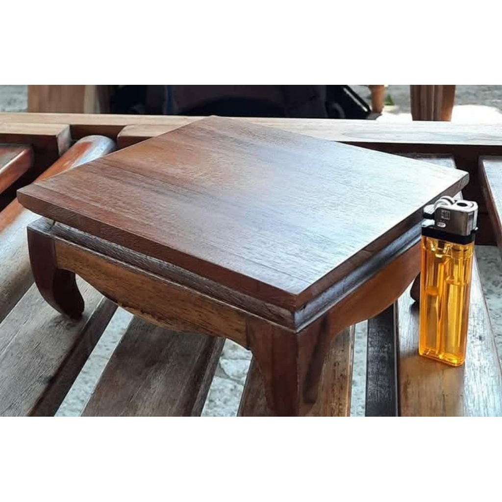 MEJA BONSAI KONTES ( KAYU JATI )