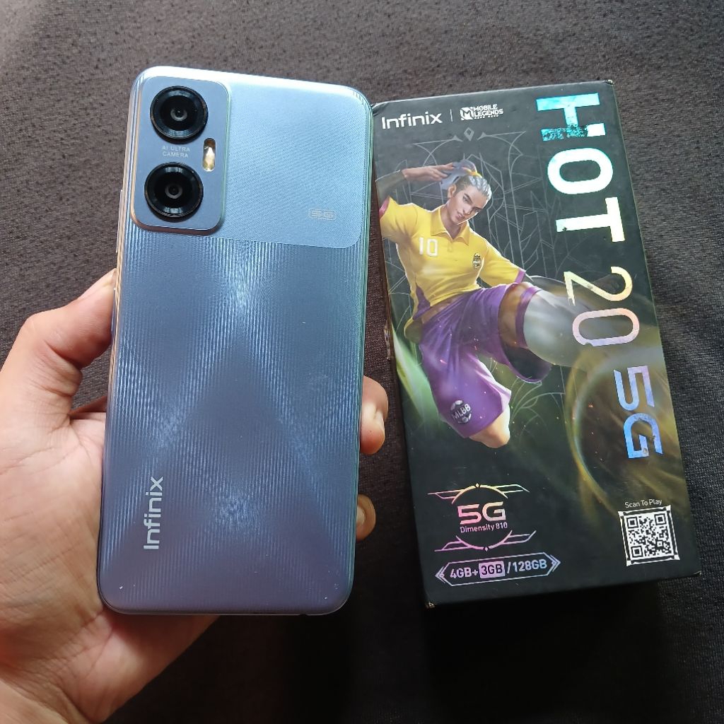 Infinix hot 20 5g 4/128 second mulus bergaransi