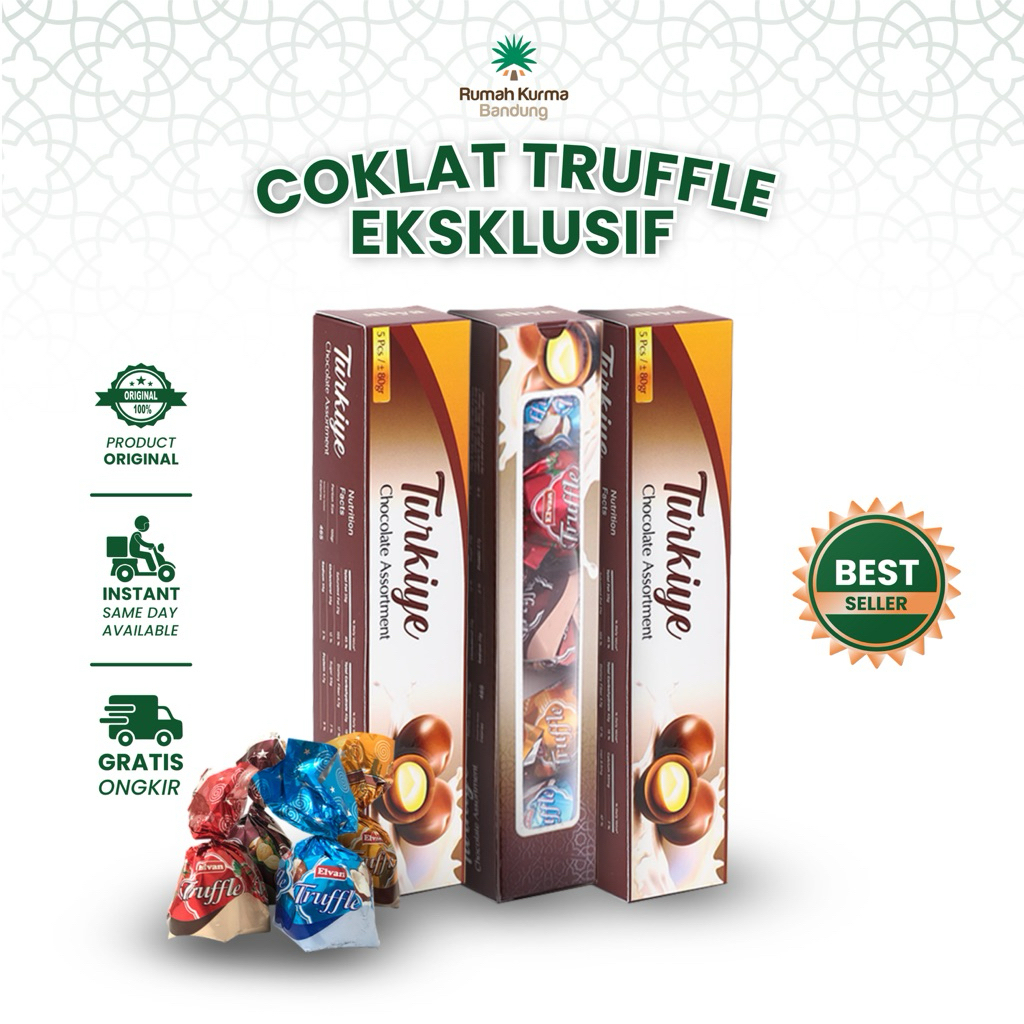 

Coklat Elvan Truffle Arab Turki Cokelat Kemasan Minipack Isian Hampers Oleh Oleh Haji Umroh Aliya