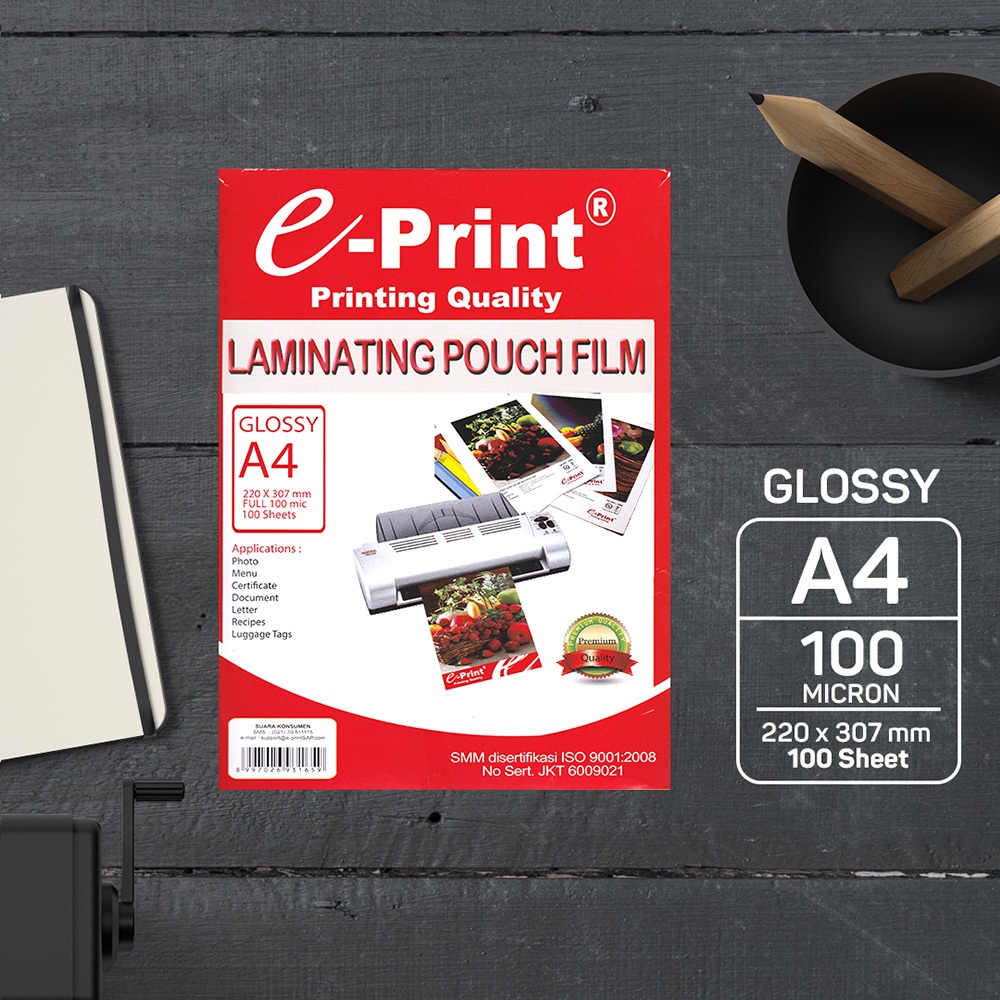 

Plastik Laminating Pouch e-Print A4