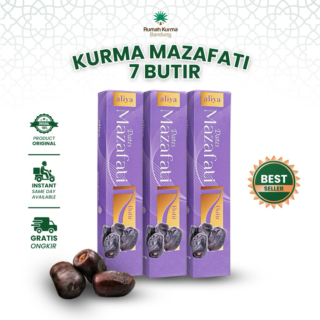 

Kurma Mazafati 7 Butir Korma Bam Anggur Minipack Original Asli Oleh Oleh Haji Umroh Legit Aliya