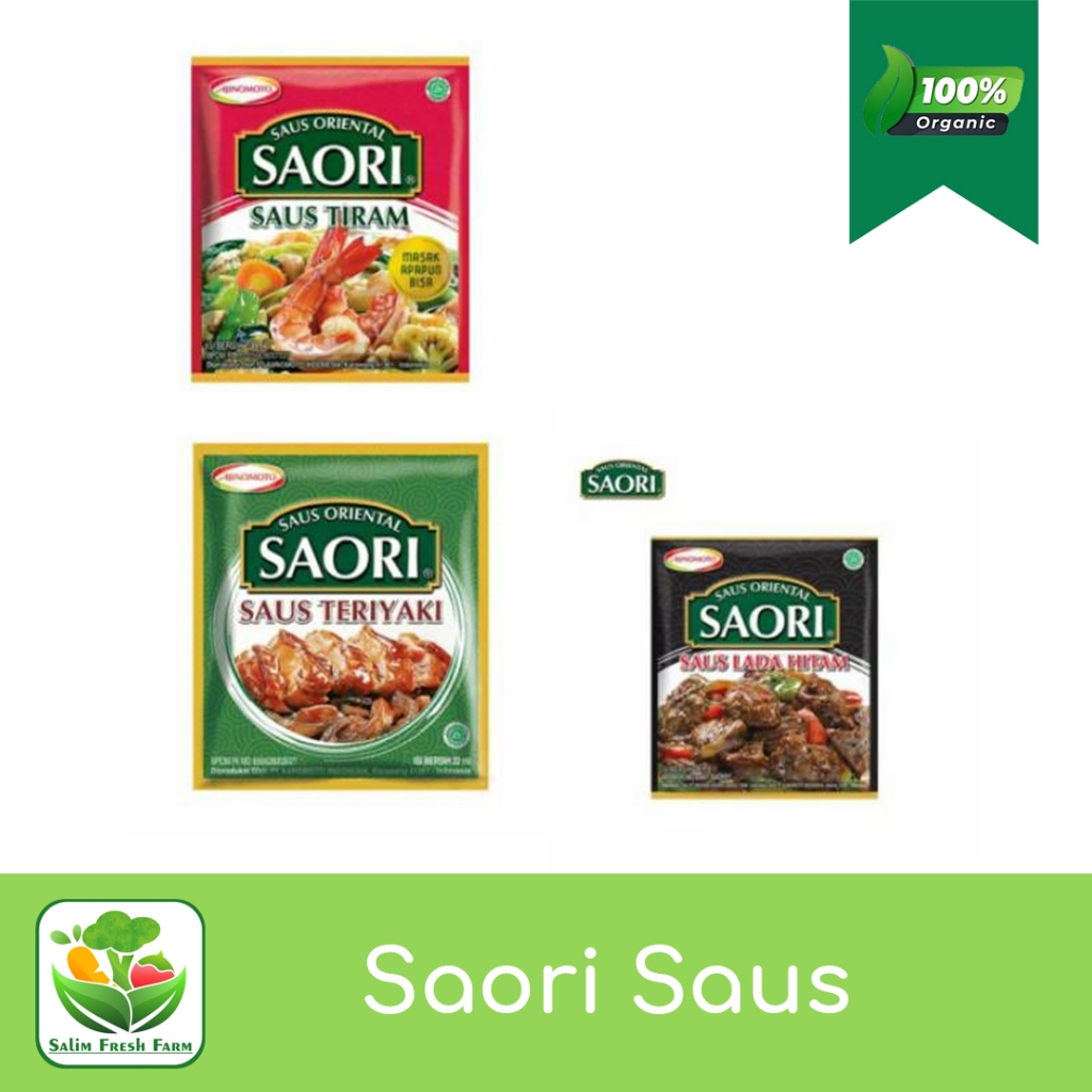 

Saori saus sachet / Saori saus tiram / Saori teriyaki / Saori lada hitam