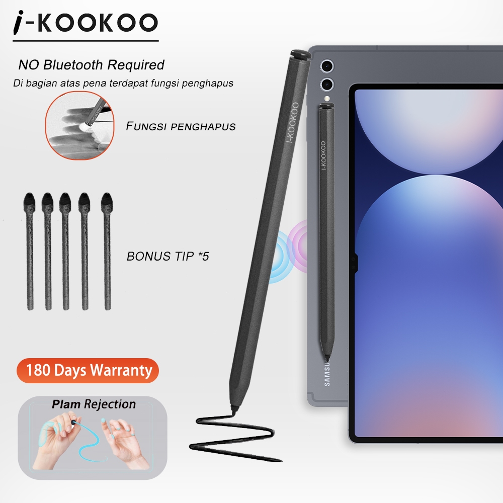 i-kookoo S Pen Samsung,EMR Tech Stylus Pen Samsung Galaxy Tab S9 FE+,S Pen Samsung for Galaxy Tab S7