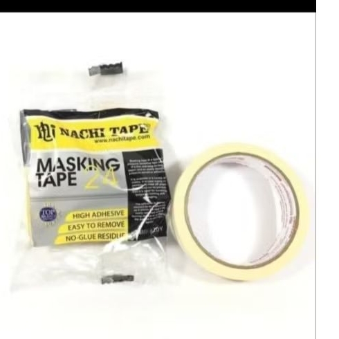 

masking tape Nachi 24mm/isolasi kertas nachi 1"/lakban kertas 1 inch