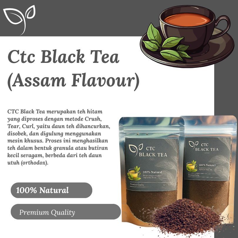 

Assam Black Tea CTC Premium 50gr/25gr assam flavour