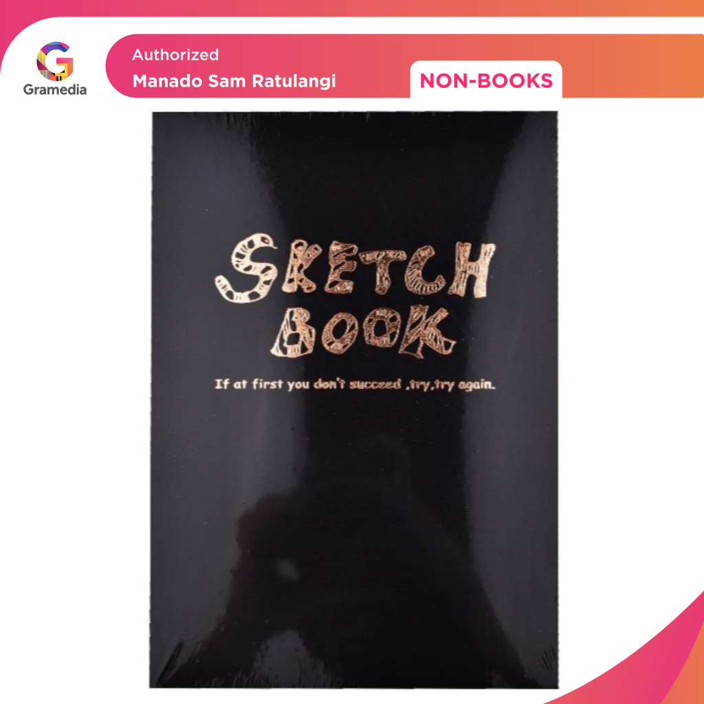 

Gramedia Manado - POTENTATE 021404 SKETCHBOOK SKETCH BLACK COVER 100G 142X210