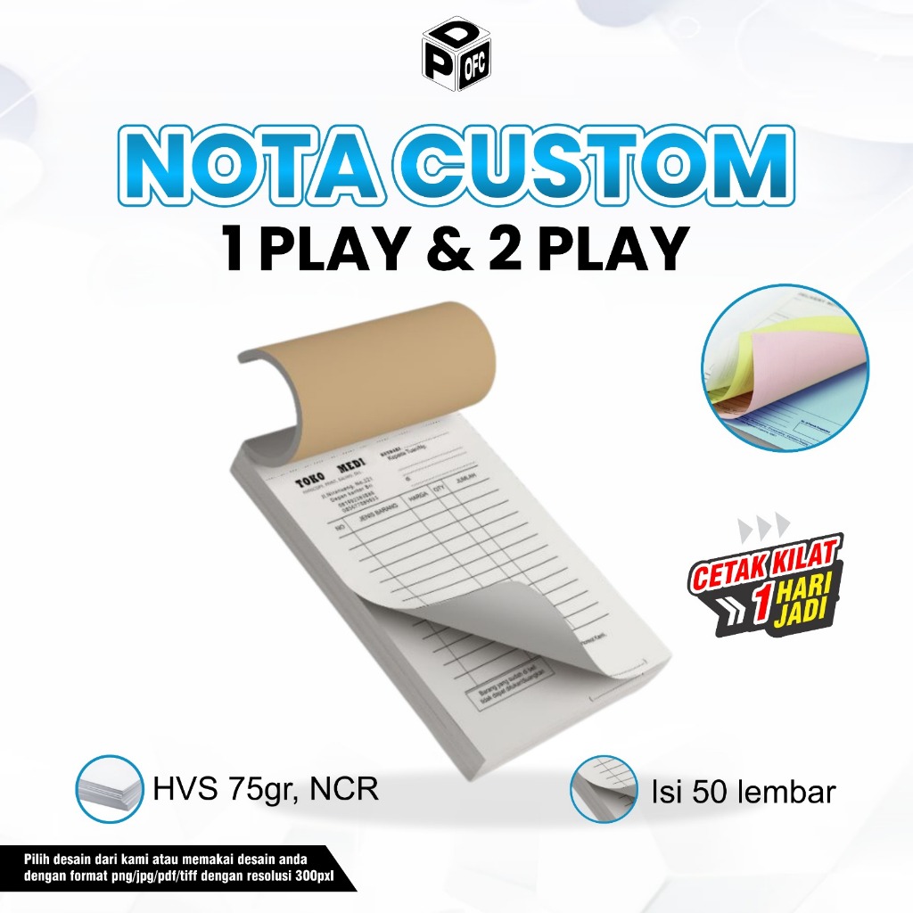 

NOTA CUSTOM 1 Ply / 2 Ply / 3 Ply