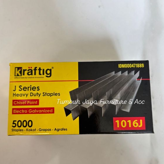 

Isi staples/stapler tembak 1016J merk KRAFTIG