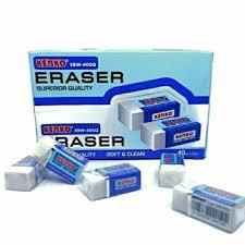 

Penghapus Pensil Kenko Putih Eraser Kenko ERW-40SQ Murah Harga Satuan Alat Tulis Sekolah ATK / Harga Murah