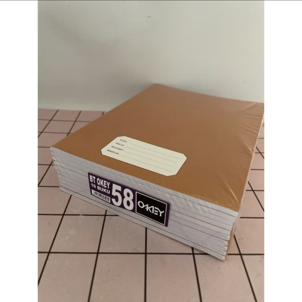

Buku Tulis OKEY craft 58 lembar (1 pack 10 buku)