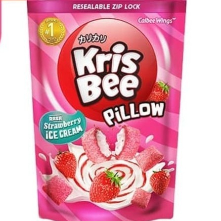 

Krisbee Pillow Rasa Strawberry Ice Cream Kemasan 100 gram Hemat & Murah