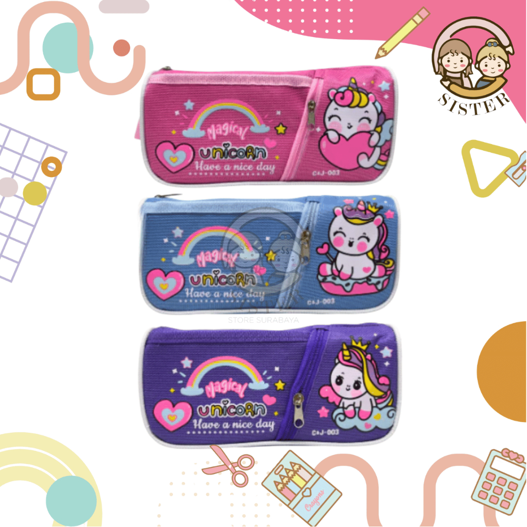 

Kotak Pensil Unicorns Kain Lucu Kualitas Baik Harga Murah